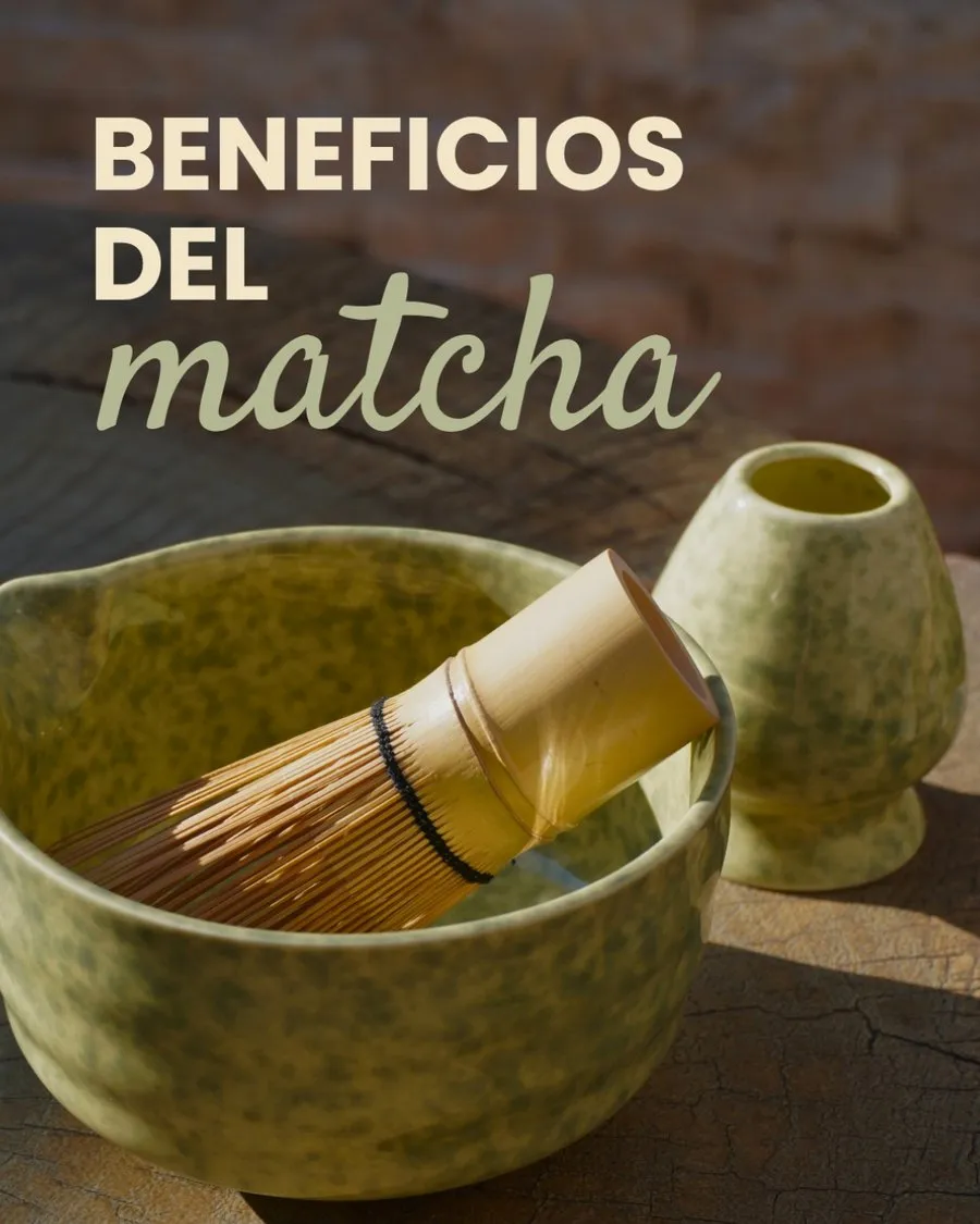Publicación de Sabina sobre los beneficios del matcha